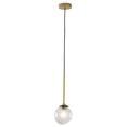 thumbnail image 1 of Bethel International Single Pendant Lighting Gold Metal & Glass, 1 of 5