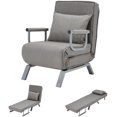 Single Person Sofa Bed Sleeper Chair Convertible Chaise Lounge Couch