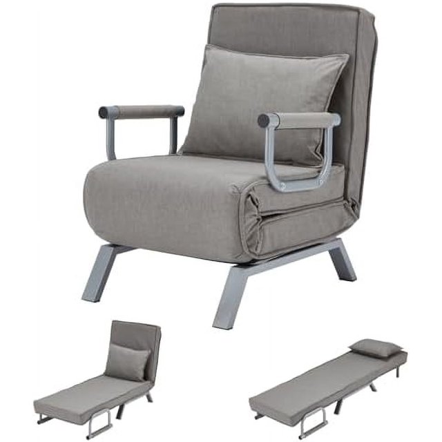 Single Person Sofa Bed Sleeper Chair Convertible Chaise Lounge Couch