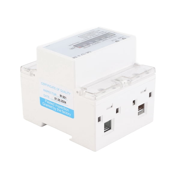 Single Phase 4P LED Din Rail Electricity Power Consumption Wattmeter Energy Mete DDM75S 1040A