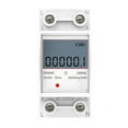 Single-Phase Electronic Meter Guide Rail Lcd Display Energy Meter Ac ...