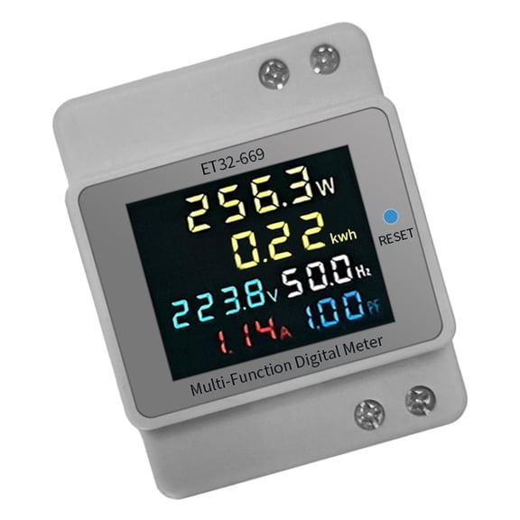 Single Phase LCD Digital Meter 220V for Home Current Power Frequency Tracking