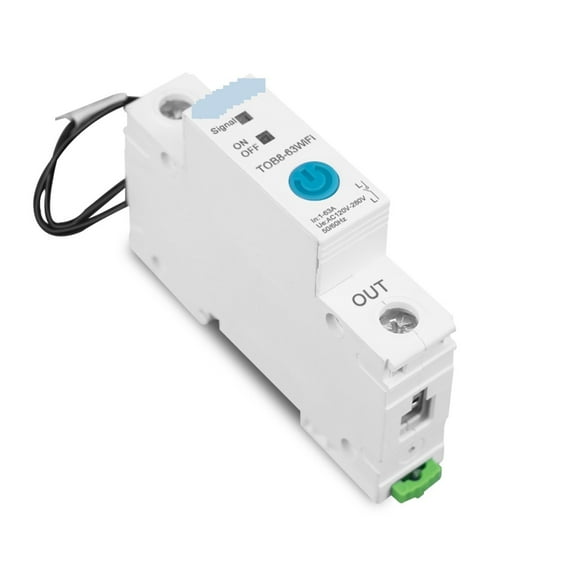 Single Phase Smart Energy Meter Kwh Metering Monitoring Circuit Breaker Timer Relay For Smart Home 63A ,User-Friendly