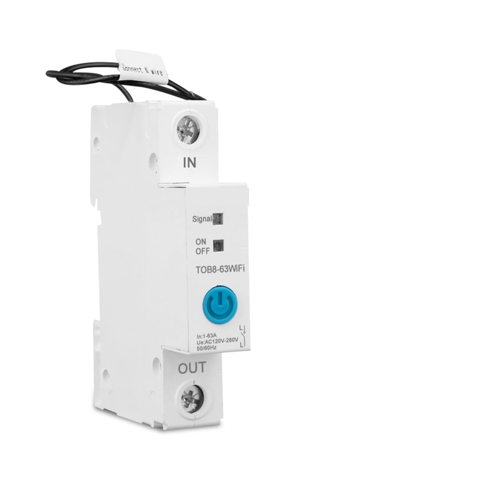Single Phase Smart Energy Meter Kwh Metering Monitoring Circuit Breaker