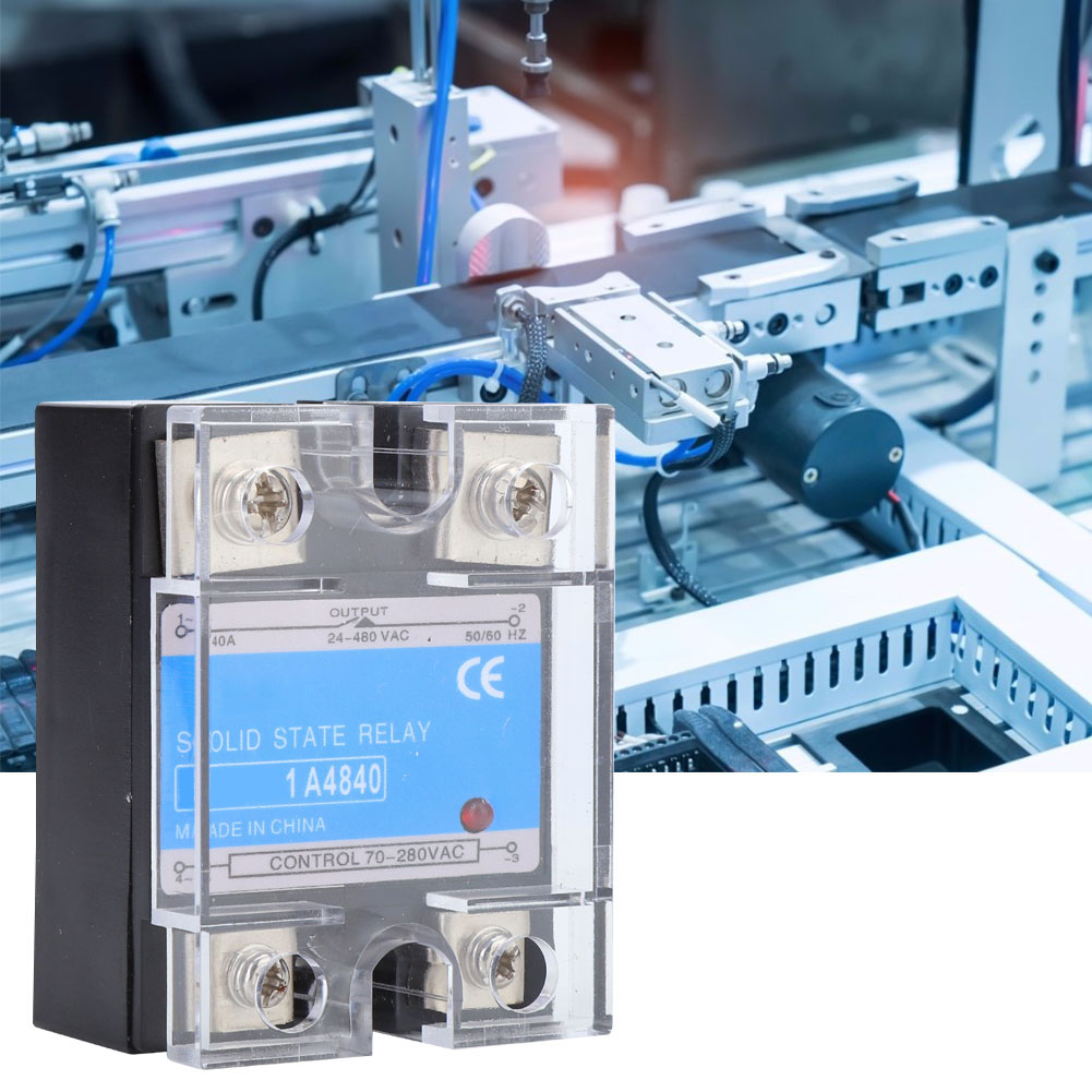 Single Phase Solid State Relay AC AC SSR 70280VAC Input 24480VAC LoadElectrical Equipment For