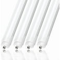 thumbnail image 1 of Single Pin T8 LED Tube Light 8ft Fa8 LED Bulbs, 45W 6000K Froted, 4-Pack, 1 of 6