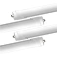 thumbnail image 1 of CNSUNWAY 8FT T8 LED Tube Lights, 50W 6000K Cool 5400LM, Single Pin FA8 LED Bulbs Ballast Bypass, Frosted Cover, 4-Pack, 1 of 7