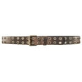 thumbnail image 1 of Single-Ply Oil-Tanned Leather Belt with Double-Hole, Brown - Size 36, 1 of 1