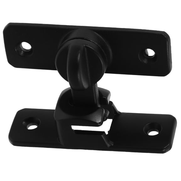 Single Pockets Plug Cabinet Door Lock 7.40X5.90X1.80CM Black
