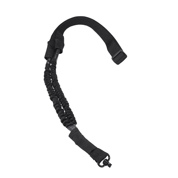 NcStar Single Point Bungee Sling with Quick Detachable Swivel, Black