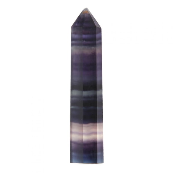 Colorful Fluorite Crystal Pillar for Healing Meditation and Quartz ZZ0220