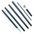 thumbnail image 1 of Single Pole Kit - Black - Easy Setup Garden Pole for Flags, Banners & Signs - No Digging or Tools Required - Includes Level, Ground Screw & Torque Bar, 1 of 7