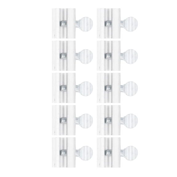Single Pole Security Sliding Window Lock Adjustable Stainless Steel Metal Window Security Stop 10 Pack / 10 Pcs
