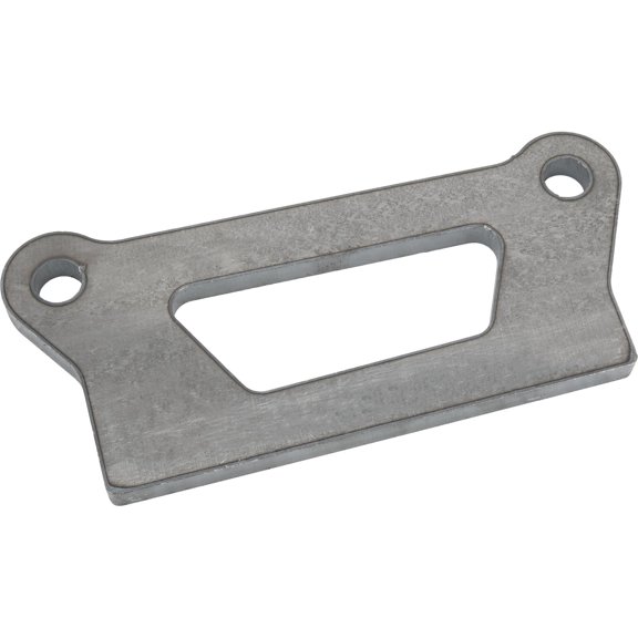 Speedway Motors Single Position Upper A-Arm Mount Bracket, 6 Inch Center to Center Bolt Spacing, Weld-On Steel Suspension Mount with 2 Degree Anti-Dive Geometry