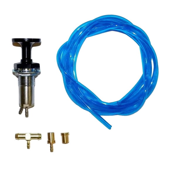 OEM Grade Single Carb Primer Kit Replacement Compatible with Keihin CDK 38 40mm Kawasaki 550 650 750 2-Stroke Jet Ski Personal Watercraft Primer Pump Hose Brass Fitting 01-02-403