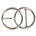 thumbnail image 1 of Single Prong Round Double Circle Knot Belt Buckle, 1 of 2