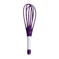 Single Purple Rotary Whisk, Hand Mixer for NonStick Cookware, Perfect