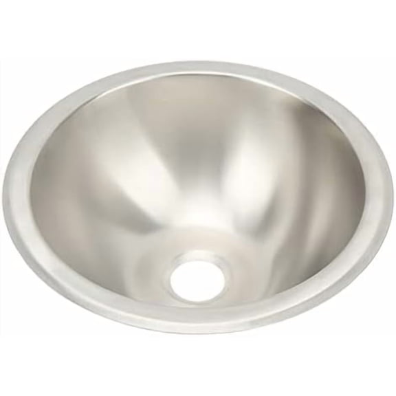 Single RV Kitchen Sink, 10in Round Stainless Steel Sink, Stainless Steel Sink for RV Sink, Sink Single Bowl Sink Bowl Basin Bar Sink for Kitchen, Workstation, Outdoor$$Tools & Hardware Other