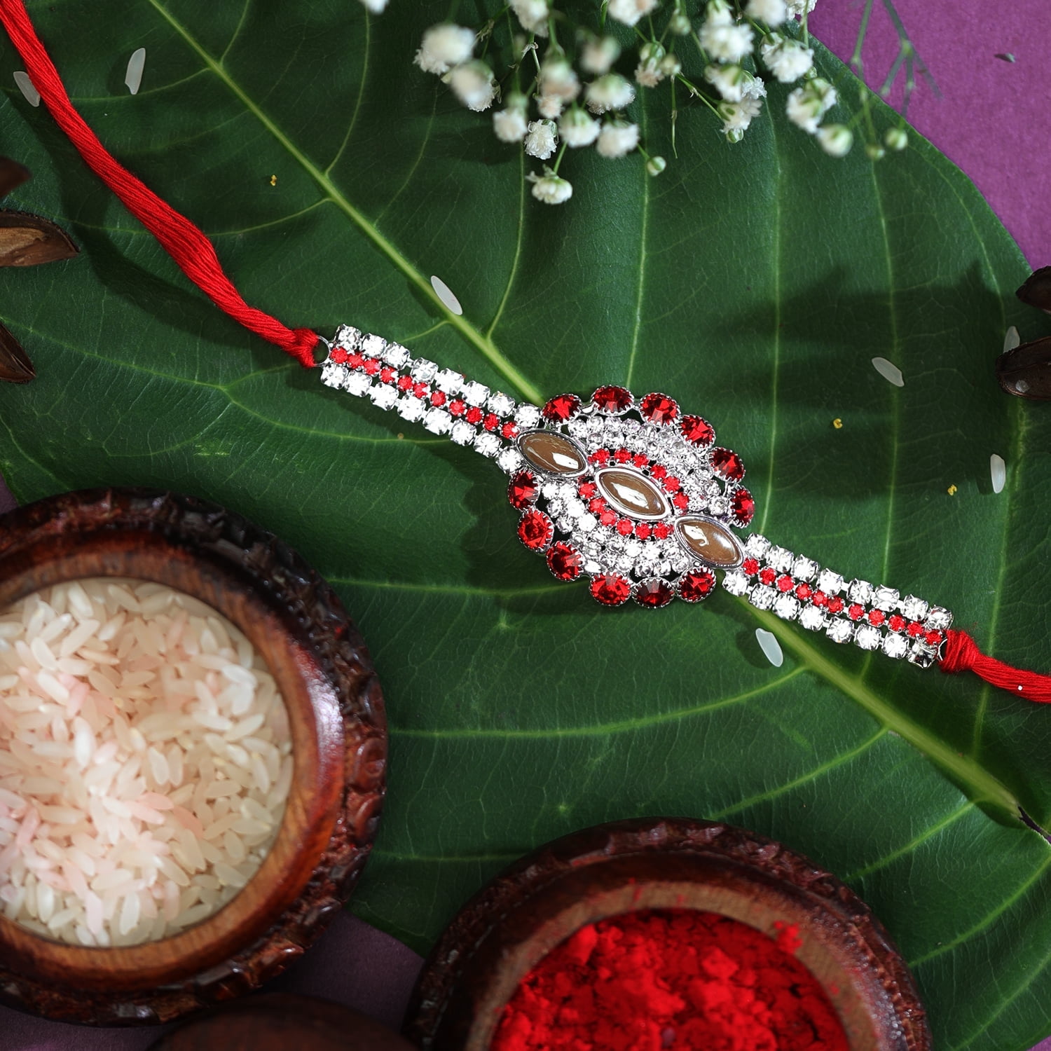 Single Rakhi Original Single Rakhi for Brother Rakhi Thread Bracelet for Bhai Bhabhi Bhaiya ...