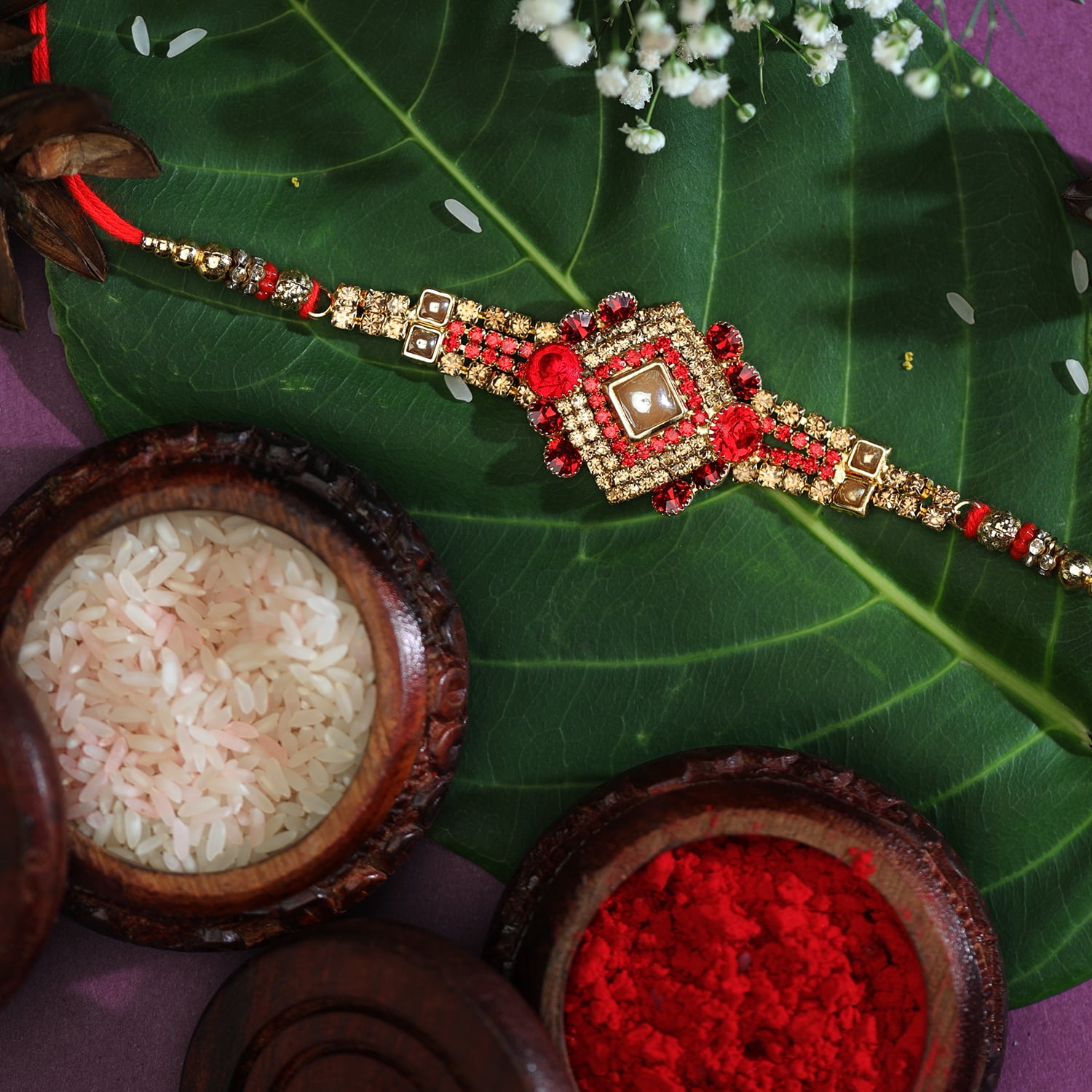 Single Rakhi Original Single Rakhi for Brother Rakhi Thread Bracelet for Bhai Bhabhi Bhaiya ...