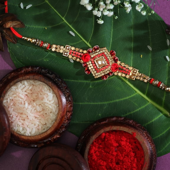 Single Rakhi for Brother Rakhi Thread Bracelet for Bhai Bhabhi Bhaiya veera Raksha Bandhan Rakhi Set Dora Bracelets with gift Pack for Brother Sister Indian Traditional Raksha Bandhan Festival