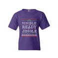 thumbnail image 1 of Single Ready Jingle Ugly Christmas Funny DT Youth Kids T-Shirt Tee, 1 of 2