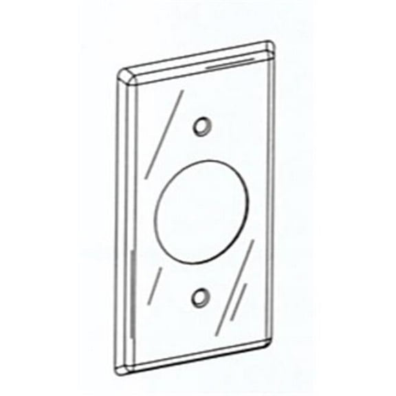 Single Receptacle Handy Box Cover