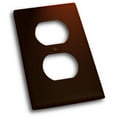 thumbnail image 1 of Single Receptacle Switch Plate, Venetian Bronze, 1 of 1