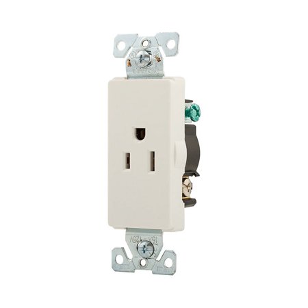 Single Recp Decorator 2P 3W - 20A White