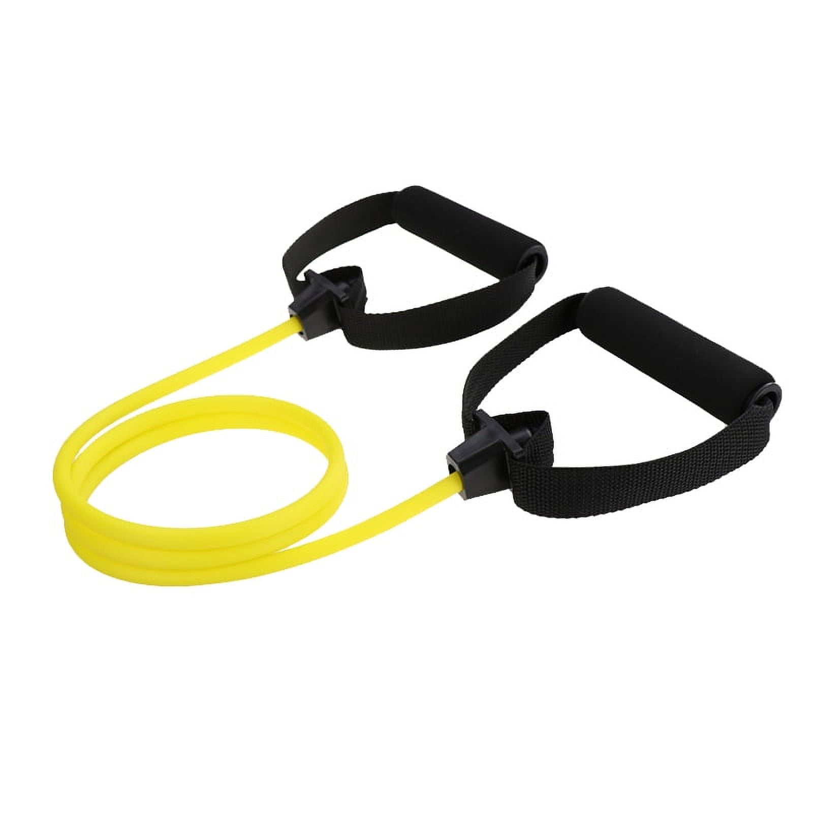Single Resistance Band, Exercise Tube with Door Anchor and Manual