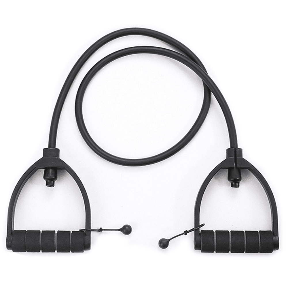 Single Resistance Band, Exercise Tube with Door Anchor and Manual