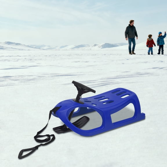Single Rider Winter Sleigh, Outdoor Snow Sled, Snow Sled