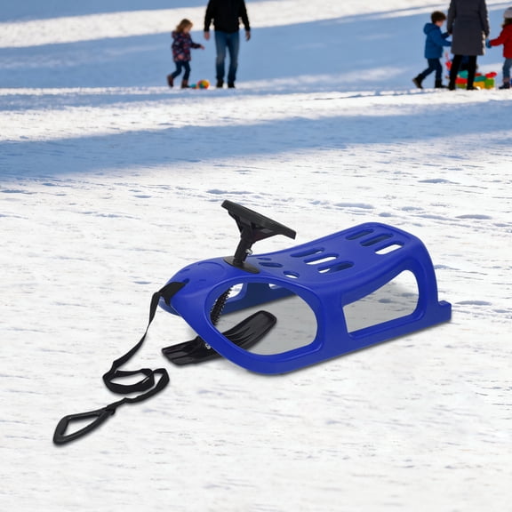 Single Rider Winter Sleigh, Snow Sled, Outdoor Snow Sled