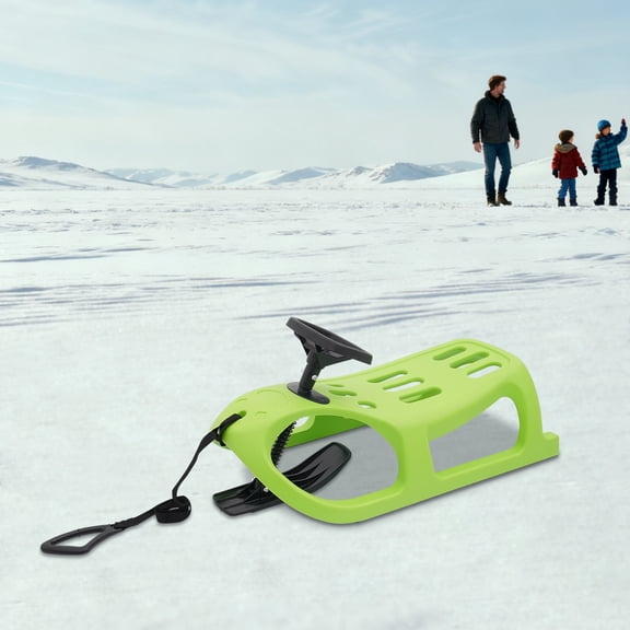 Single Rider Winter Sleigh, Snow Sled, Outdoor Snow Sled
