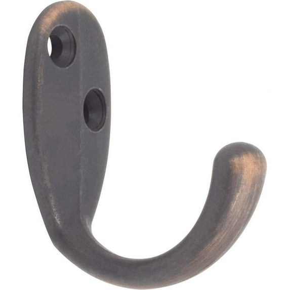 Single Robe Hook, 1-15/16" High, 1-5/8" Projection, Vintage Bronze by Stone Harbor Hardware
