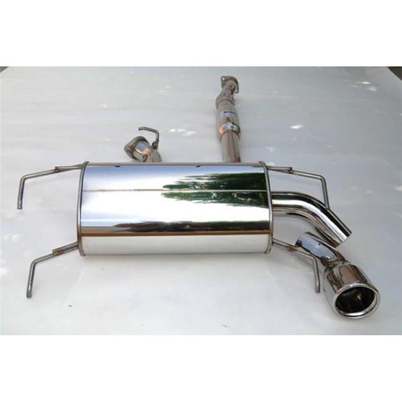 Single Rolled SS Cat-back Exhaust for 2008 Plus WRX Hatch Q300