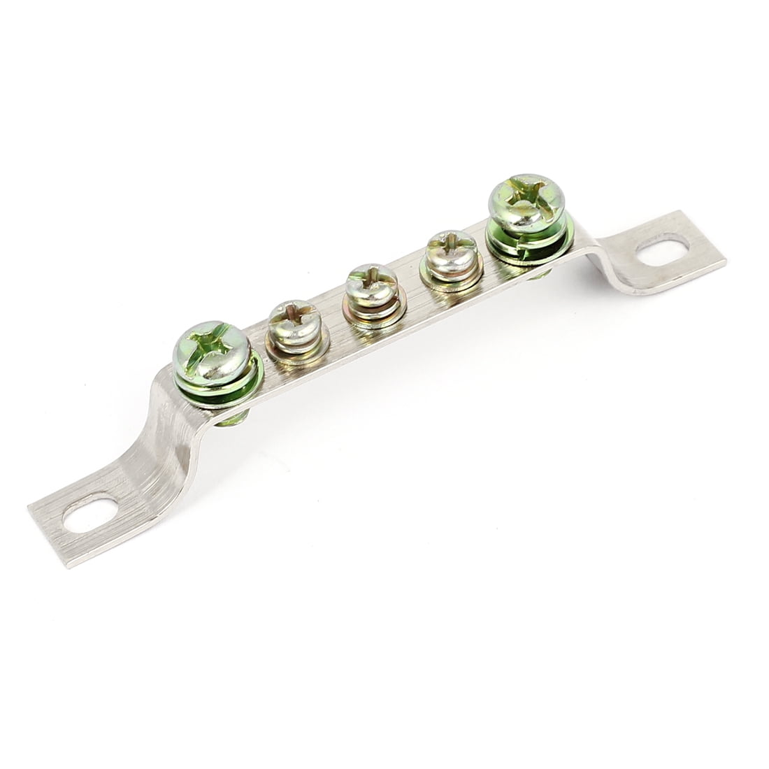 Single Row 5 Way Ground Wire Copper Electrical Screw Terminal Block