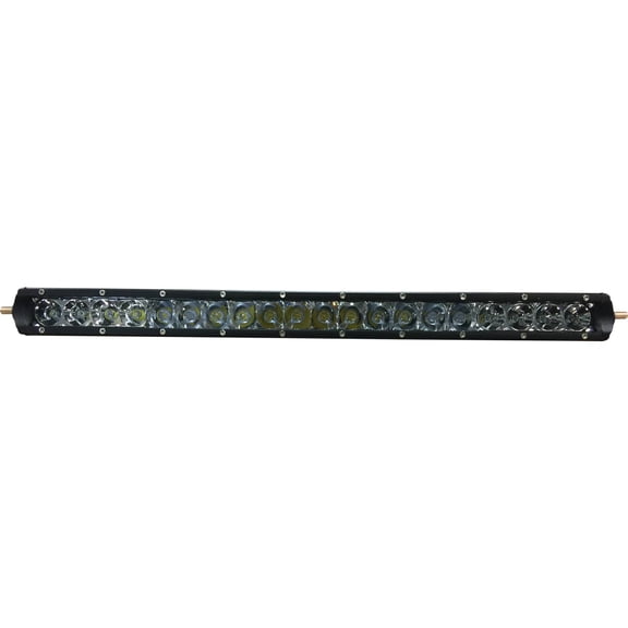 Single Row LED Light Bar 20 Inch 100W 11300 Lumens Compatible with 12-24 Volt Tractor ATV UTV Truck Off-Road Spot Flood Combo IP68 Waterproof TL20SRC Dustproof Die-Cast Aluminum