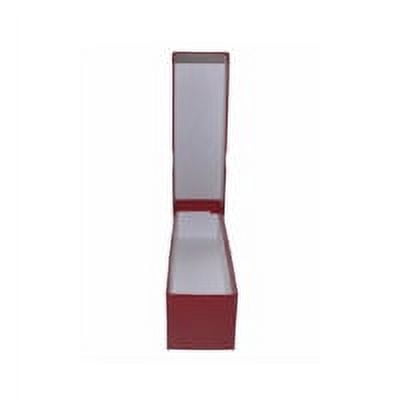 Single Row Red 9x2x2 Storage Box with 200 2x2 Mylar Coin Flips