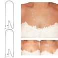 thumbnail image 1 of Single Row (Silver) Rhinestones Dress Straps, 1 of 3