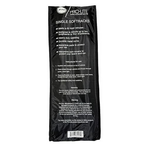 Single Row Soft Surfboard Car Roof Rack System 2-3 Boards