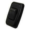 thumbnail image 1 of Single SPST On-Off Switch with Bezel, 12-Volt, for RV, Trailer, Camper (Black), 1 of 3