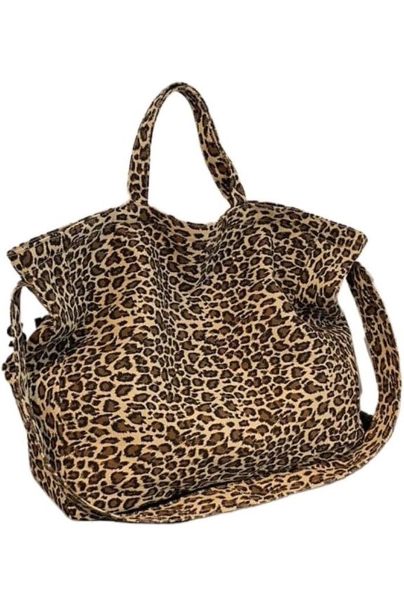 Single- Sag For Women Large-capacity Bag Leopard Print Tote Bags For Women Large Leopard Print Bag