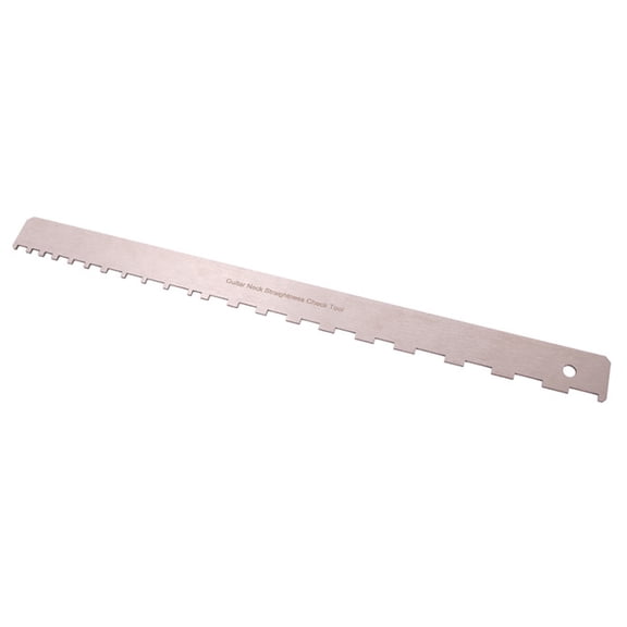 Single Scale Measuring Ruler Tool for Luthier Fretboard Fret Guitar Neck Notched Straight Edges Ruler Guitar Fret Ruler