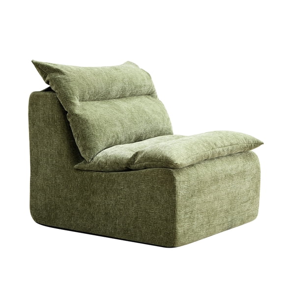 Single Seat Sofa | Memory Foam for Back Support | Reading, Lounging in Studio