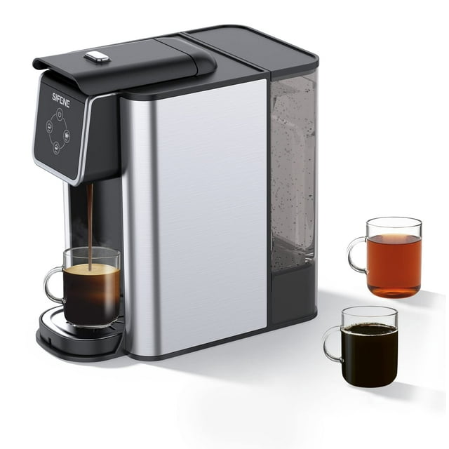Single Serve 3in1 Coffee Machine by SIFENE, Pod and Ground Coffee