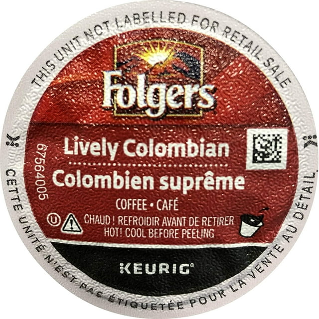 Single Serve Coffee Lively Colombian 80 KCups (Single Serve
