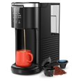 Single Serve Coffee Maker, 2 in 1 Coffee Machine for KCup & Ground