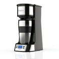 thumbnail image 1 of Single Serve Coffee Maker, Programable Single-Serve Brewers, Timer Auto Start/Off, 14 Oz Single Cup Coffee Machine For Ground Coffee, 700W Quick Brewing, Perfect Gifts for Coffee Lovers, 1 of 8