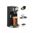 thumbnail image 1 of Single Serve Coffee Maker, Small Kcup & Ground Coffee Machine with Tea Option, Fast 90-Second Brew, Adjustable Tray, 18.6 oz Water Tank, 1 of 7